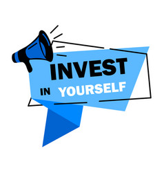 Blue Invest In Yourself Banner Website