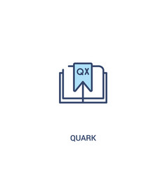 Quark Concept 2 Colored Icon Simple Line Element