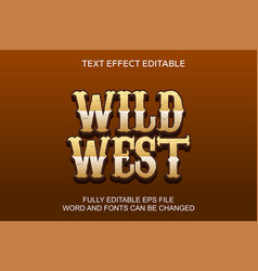 Text Effect Wild West Cowboy 3d Style