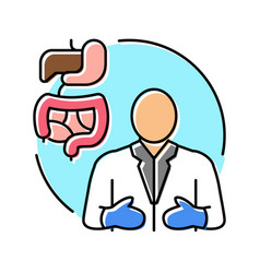 Gastrointestinal Doctor Color Icon