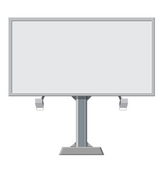 Large Blank Empty White Billboard Screen