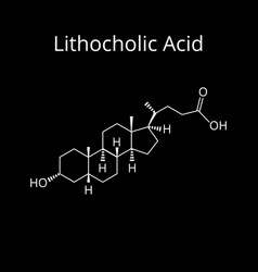 Lithocholic Acid Bile Acid Chemical Molecular