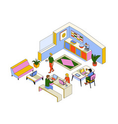 Modern Isometric Design - Office Business