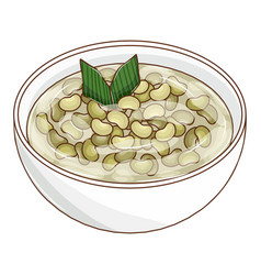 Mung Bean Porridge Or Bubur Kacang Hijau