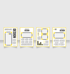 Company Press Release Blank Brochure Design