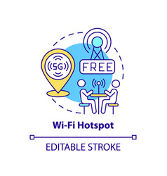 Wifi Hotspot Concept Icon