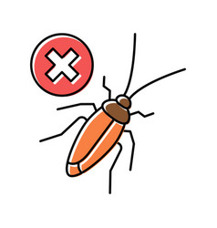 Cockroach Control Color Icon