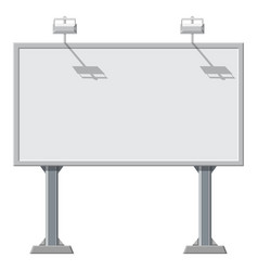 Large Blank Empty White Billboard Screen