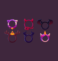 Round Game Avatar Frames Set