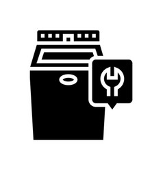 Ice Maker Repair Glyph Icon