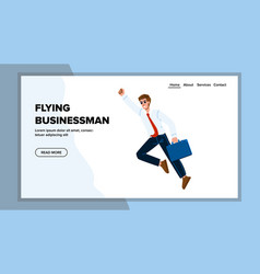 Flying Businessman