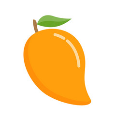 Mango in flat style isolate Royalty Free Vector Image