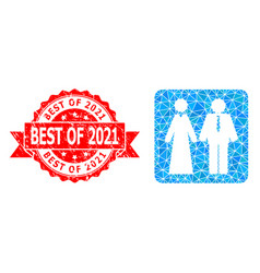 Scratched Best Of 2021 Stamp And Newlyweds Lowpoly