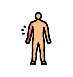 Arm Pain Body Ache Color Icon