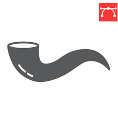 Shofar Glyph Icon