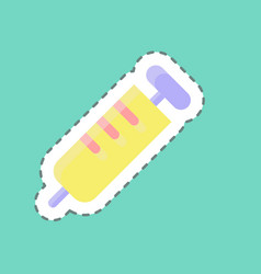 Sticker Line Cut Vaccination Suitable