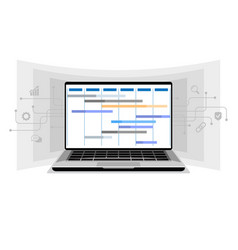 Planning Concept Digital Online Calendar Work