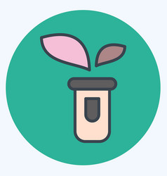 Icon Sprout Related To Flora Symbol Color Mate