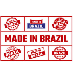 Made In Brazil Rubber Stamp Set