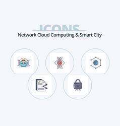 Network Cloud Computing And Smart City Line