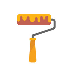 Redesign Paint Roller Icon Flat Web Ui