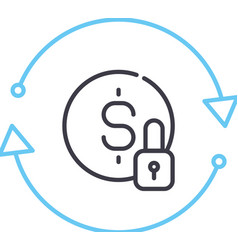 Fixed Income Line Icon Outline Symbol