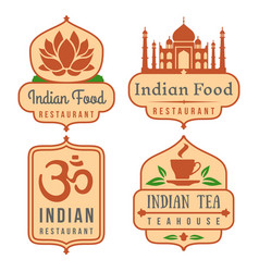 Indian Food Logo Set