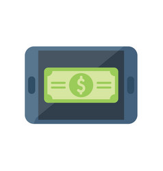 Mobile Payment Icon Flat Pay Money