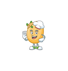 Smiley Face Chef Sprouted Potato Tuber Character