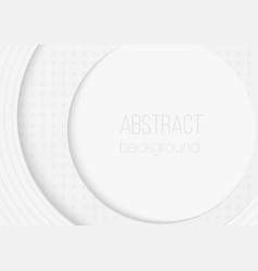 Abstract Volumetric 3d Circle Rounded Paper Cuted