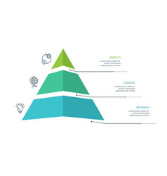 Pyramid Up Arrows Infographic Diagram Chart