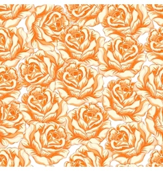 Roses floral background seamless pattern Vector Image