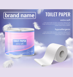 Soft Toilet Paper Background