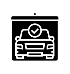 Drivers Day Test Glyph Icon