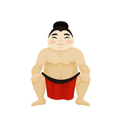 Sumo Fighter In Traditional Costume