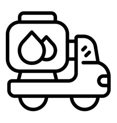 Tank Water Carrier Icon Outline Drink