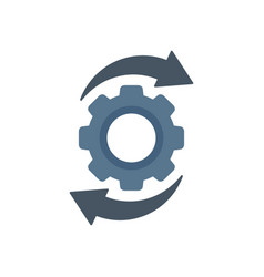 Redesign Gear Icon Flat Web Ui