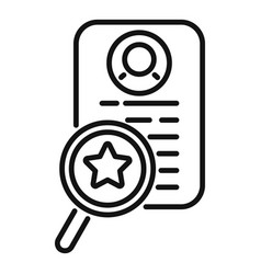 Search Business Person Icon Outline Search