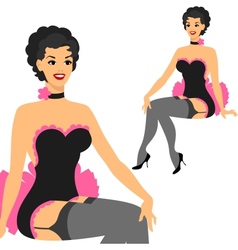 Beautiful Pin Up Girl 1950s Style