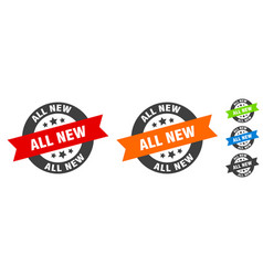 All New Stamp New Round Ribbon Sticker Tag