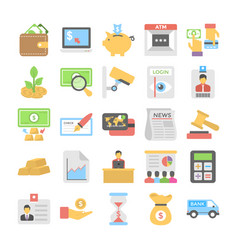 Banking And Finance Colored Icons 2