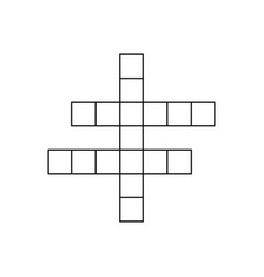 Crossword Concept Icon Cross Word Graphic Symbol