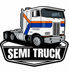 Semi Truck Logo Design