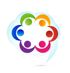 Social People In A Cloud Commentary Logo