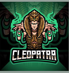 Cleopatra Esport Mascot Logo Design