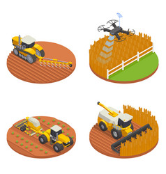 Modern Agricultural Machinery Set