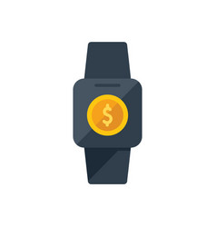 Smartwatch Online Money Icon Flat Home