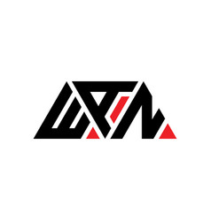 Wan Triangle Letter Logo Design With Triangle