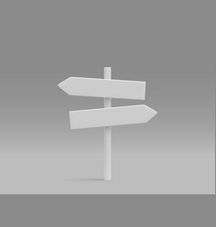 3d Realistic Street Sign Isolated On Light