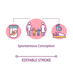 Spontaneous Conception Concept Icon Sexual